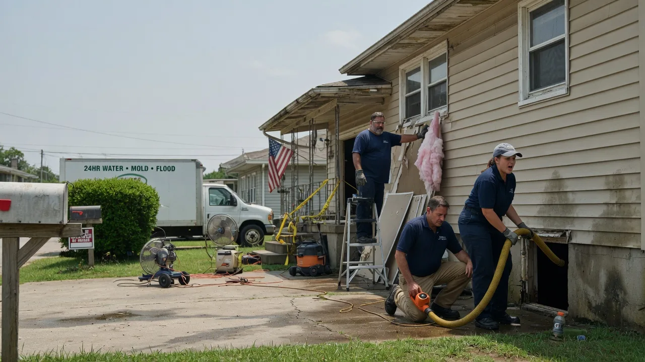 Water Damage Repair in Mount Olive, NC near me